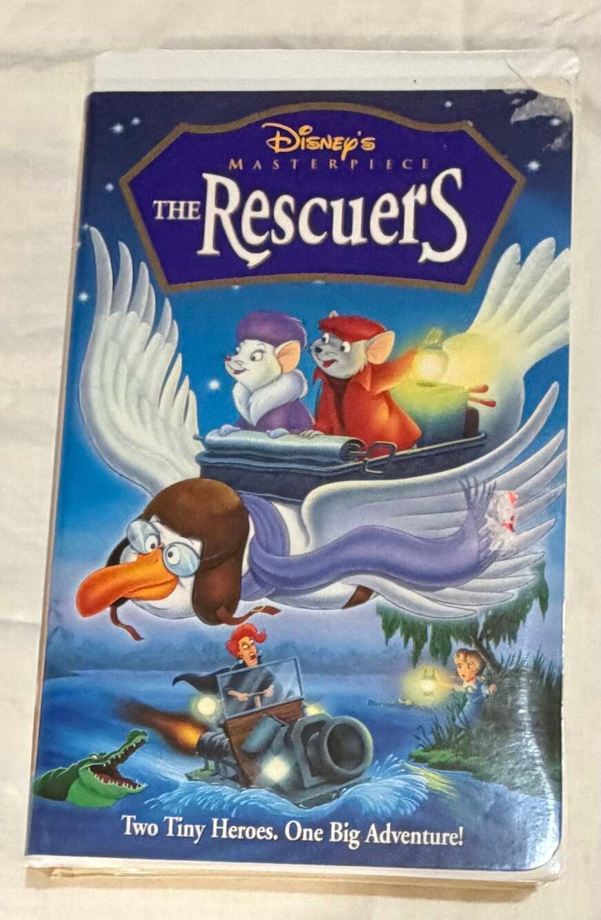 The Rescuers Walt Disney Masterpiece Collection VHS